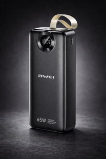 Портативний POWER BANK AWEI PA 34 30000mAh / Повербанк 30000 мАг швидка зарядка sp1401 фото
