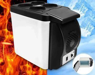 Автомобільний міні-холодильник Cooling and Warming Refrigerator 6L, Холодильник для машини 2054171 фото