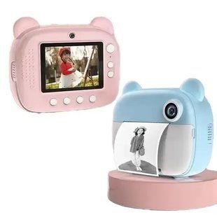 Рожевий Дитяча цифрова фотокамера миттєвого друку з термопринтером M&A-2000 M201 фото