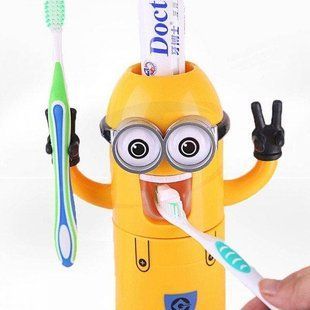 Дозатор зубної пасти Міньйон Brush Holder op26207 фото
