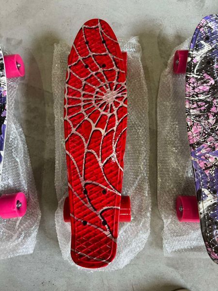 Пенні борд скейтборд Penny Board Fish Skateboards 22" ABEC-7 з колесами, що світяться MA-262 фото