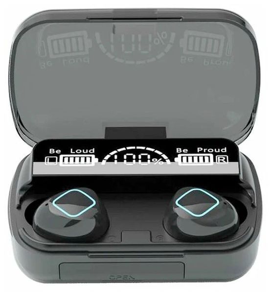 Бездротові навушники вкладиші з мікрофоном для Андроїд та IOS TWS WIRELESS (M10) G158 фото