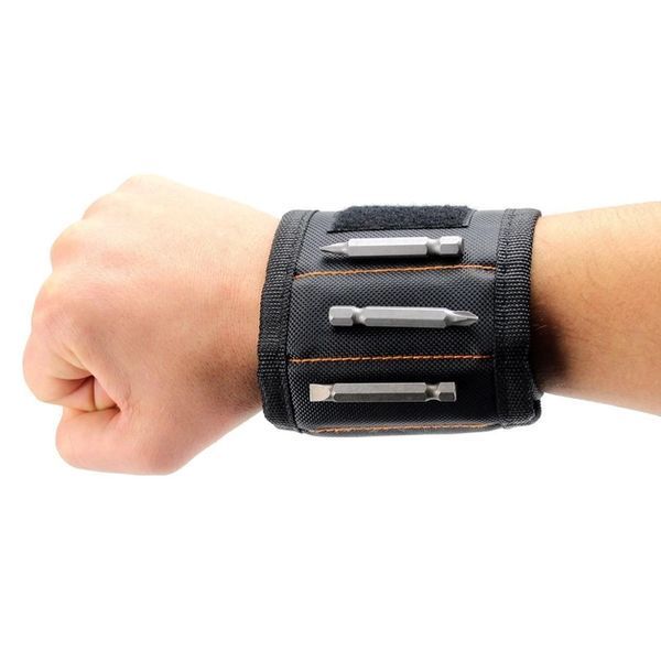 Магнітний Браслет для інструментів Magnetic Wristband чорний 519665255 фото