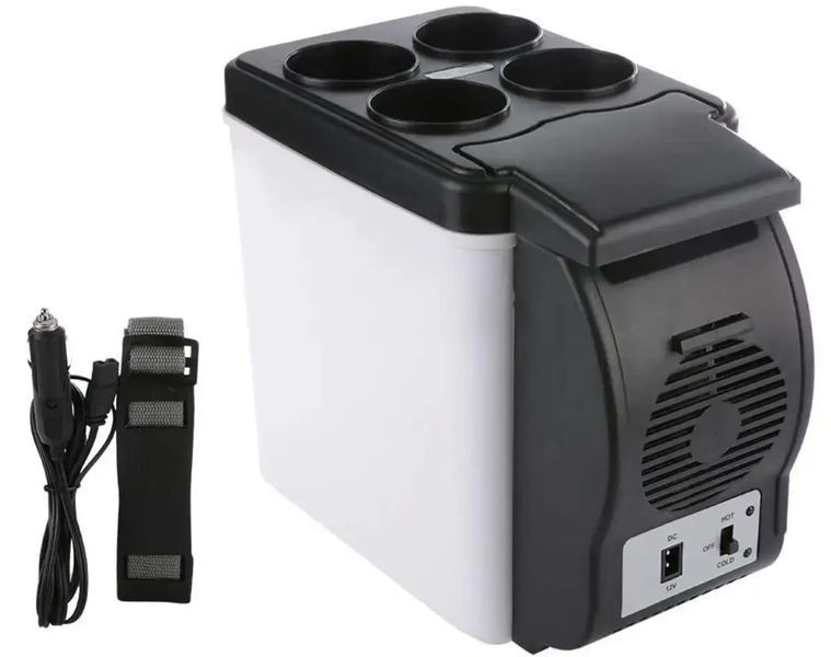 Автомобільний міні-холодильник Cooling and Warming Refrigerator 6L, Холодильник для машини 2054171 фото