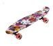 Пенні борд скейтборд Penny Board Fish Skateboards 22" ABEC-7 з колесами, що світяться MA-262 фото 4