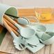 Набір кухонного приладдя силіконовий Kitchen Set RB-2239 бірюзовий (12 предметів) RB2239\6 фото 2