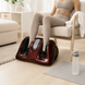 Роликовий масажер для стоп ніг підлоговий з пультом / Foot Massager з компресійним масажем / Масажер 5 режимів масажу VEN-1711 фото 3