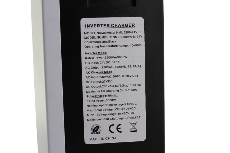Гібридний інвертор 3.2kW 24V із сонячною оптимізацією sp9614 фото