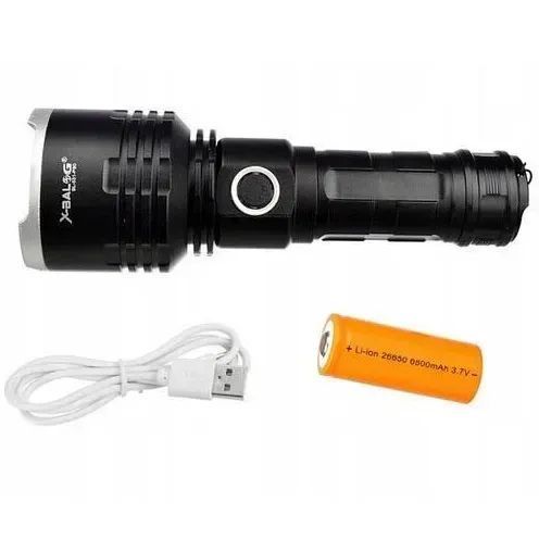 Ліхтар X-Balog BL-531-P90 1х26650 8800mah USB/microUSB/ 3хААА R3 функція Power Bank sp8134 фото