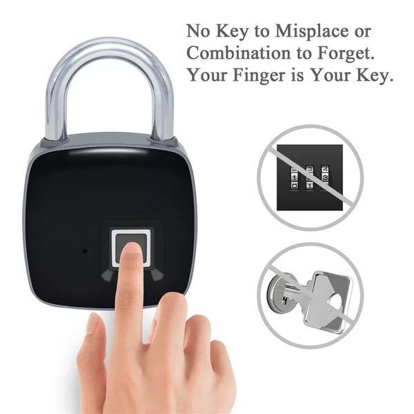 Замок зі сканером відбитка пальця Finger lock P3 lockP3 фото