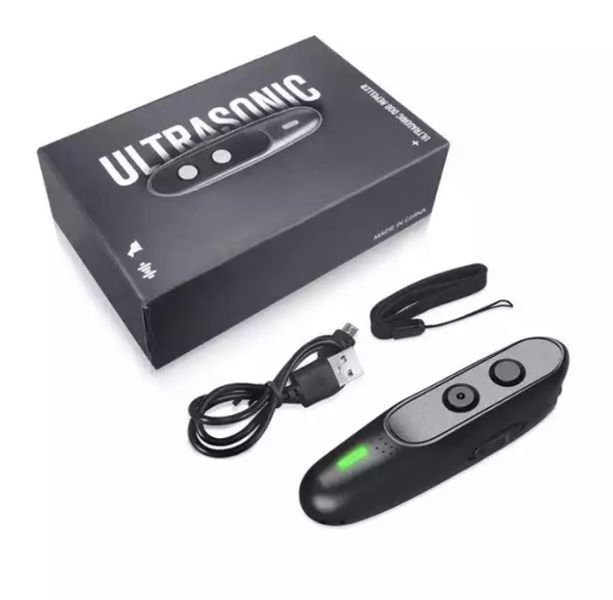 Відлякувач собак Ultrasonic STM-00501 потужний ультразвуковий 3 в 1 з індикатором зарядки та акумулятором від USB G5594 фото
