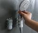 Тримач для душу на присосках SHOWER SUCKER Силіконовий переносний кронштейн - настінний для душової насадки на різні поверхні, Білий 22540120 фото 3