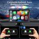 Бездротовий автомобільний екран CarPlay / Портативний автомобільний відеоплеєр, сумісний з Apple CarPlay та Android Auto, 7-дюймовий сенсорний IPS-екран для автомобільної стереосистеми з GPS-навігаціє G6697 фото 3