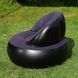 Надувне крісло AIR SOFA / Надувне велюрове крісло 80&times;80&times;67см Темно-синій G6827/3 фото 3