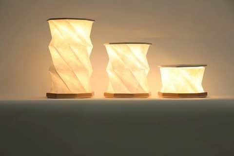 Настільний обертовий світильник - нічник Rotating lamp USB з вбудованим акумулятором і сенсорним керуванням 509454454 фото