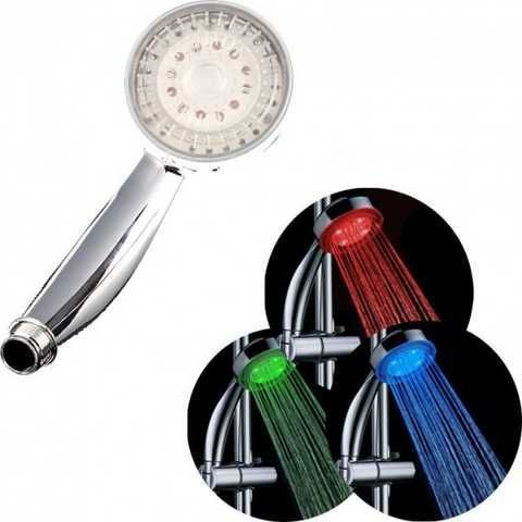Насадка лійка для душу LED SHOWER 3 colour 2053310 фото