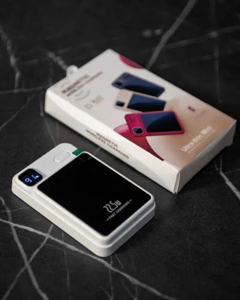 Магнітний повербанк Magnetic (Power Bank) 90 000mAh, швидкою зарядкою 22.5W та LED-дисплеєм mag90 фото