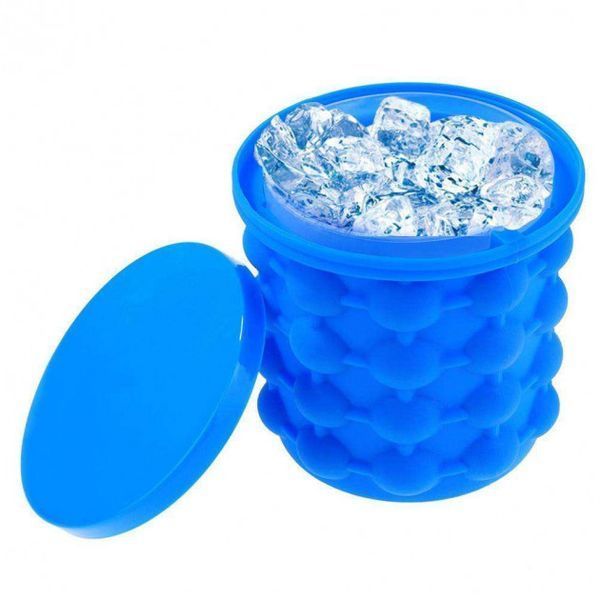 Форма відро для льоду Ice Cube Maker Genie для охолодження напоїв у пляшках 10499 фото