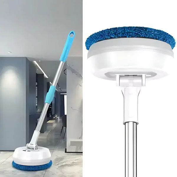 Бездротова акумуляторна швабра з двома насадками Wireless Cleaner AA102 /Акумуляторна швабра для дому G8997 фото