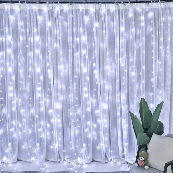 Гірлянда Світлодіодна Штора Xmas 160 LED 2х2 м Білий USB 2127550 фото