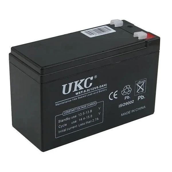 Батарея свинцево-кислотна UKC WST-9.0 12 V 9 Ah Black sp2386 фото