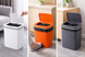 Відро для сміття зі смарт-датчиком Smart trash can 10 л Помаранчевий J1302 фото 2