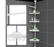 Кутова полиця для ванної кімнати Multi Corner Shelf, металева 5407787 фото 4