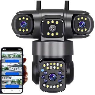 Вулична поворотна камера 4G smart camera / Камера відеоспостереження SO-14 5094826 фото