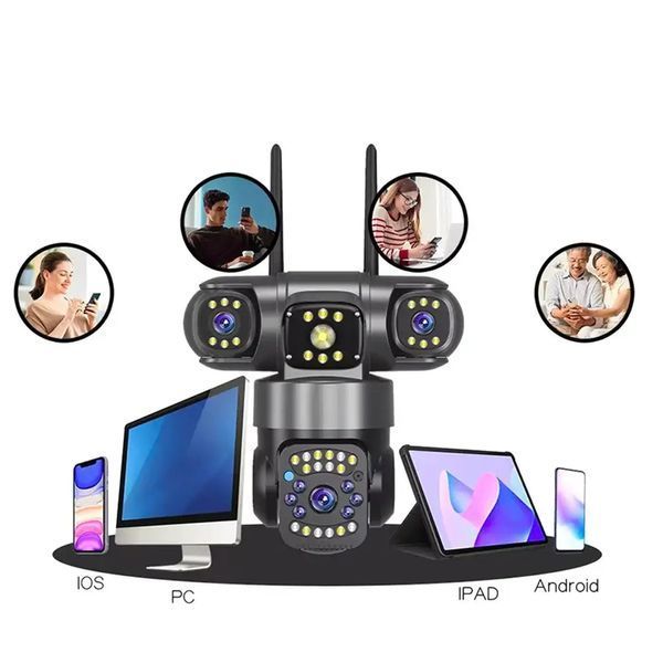 Вулична поворотна камера 4G smart camera / Камера відеоспостереження SO-14 5094826 фото