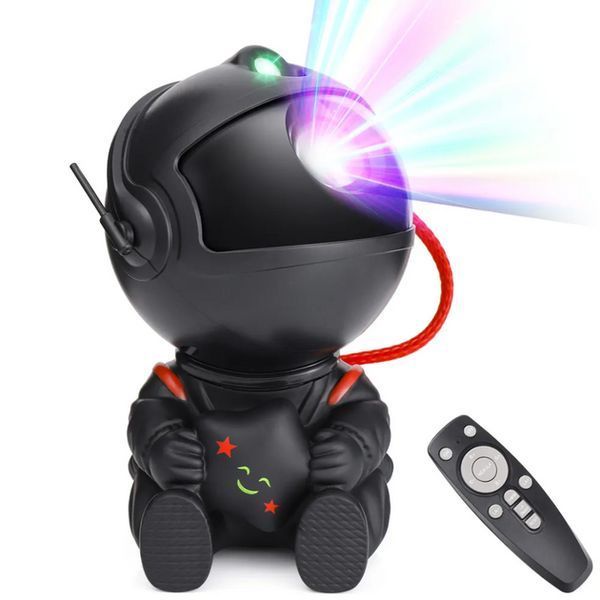 Проектор зоряного неба, лазерний нічник на пульту BLACK Astro Star Mini - Космонавт (Світильник LED нічник) J1414 фото