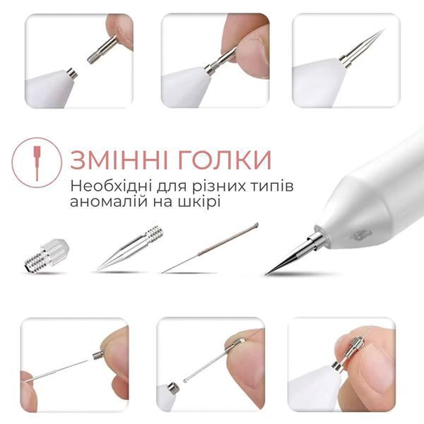 Коагулятор плазмовий, Plasma Pen/Електрокоагулятор/Бездротова ручка для видалення папілом та бородавок G7663 фото