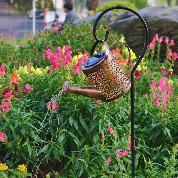 Садовий світильник на сонячній батареї "Лійка" 80см, Fairy lamp / Декоративний LED ліхтар для саду НФ9080 фото