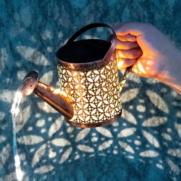 Садовий світильник на сонячній батареї "Лійка" 80см, Fairy lamp / Декоративний LED ліхтар для саду НФ9080 фото