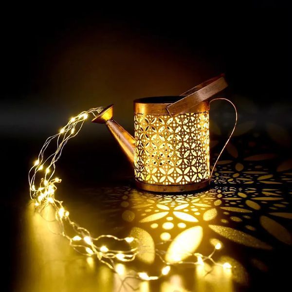 Садовий світильник на сонячній батареї "Лійка" 80см, Fairy lamp / Декоративний LED ліхтар для саду НФ9080 фото