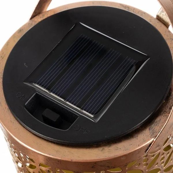Садовий світильник на сонячній батареї "Лійка" 80см, Fairy lamp / Декоративний LED ліхтар для саду НФ9080 фото