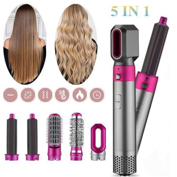 Стайлер 5в1 Hot Air Styler для різних типів волосся з функціями надання об'єму, випрямлення, укладання 22154677 фото