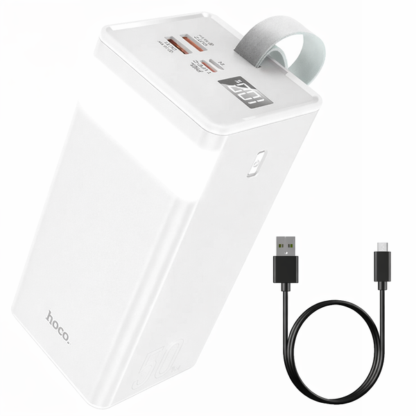 Power Bank Hoco J86A Powermaster 22.5W fully compatible 60 000 mAh / Портативна батарея 60000mah Power Bank швидка зарядка Jam9798 фото