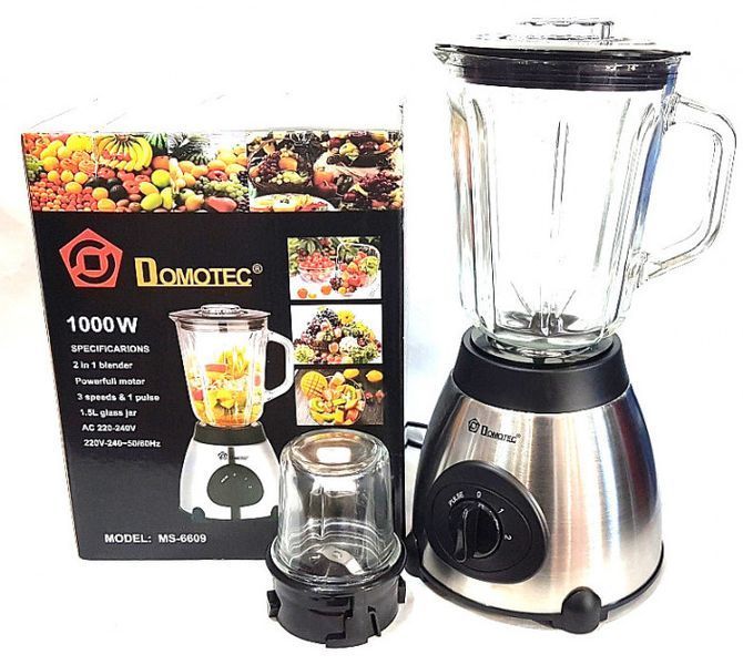 Блендер Domotec MS 6609 BLACK 220V/1000w sp5699 фото