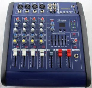 Звуковий пульт мікшерний MX 4200D-2A аудіокшер звуковий пульт мікшерний 4-канальний підсилювач sp4861 фото