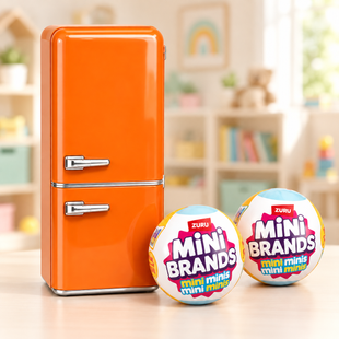 Игровой набор с мини холодильником Mini Brands Fill the Fridge / Минихолодильник + 2 шара-сюрприз DT-1624 фото