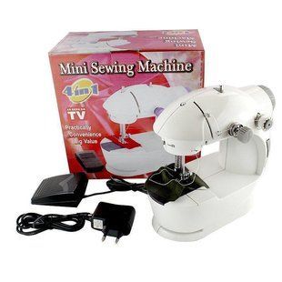 Міні швейна машинка 4 в 1 Mini Sewing Machine SM-201 226001 фото