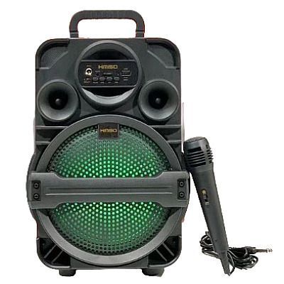 Бездротова портативна колонка Bluetooth з мікрофоном KIMISO QS-1806 з RGB 2128667 фото