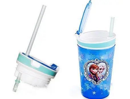 Кухоль непроливайка Frozen Disney | дитячий склянку - контейнер із трубочкою 54014520 фото