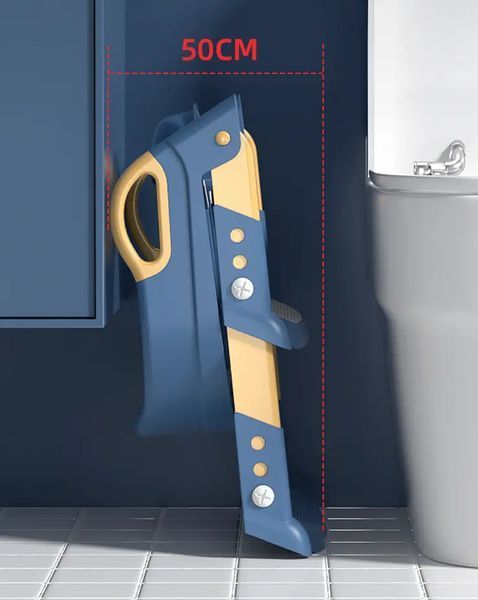 Дитяче сидіння для унітазу зі сходами та ручками на стільці VEN-1401 фото