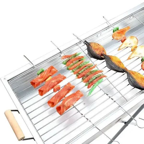 Переносний мангал BARBECUE TRAY 770T MD-008 809 (80*30*78см) 2052504 фото