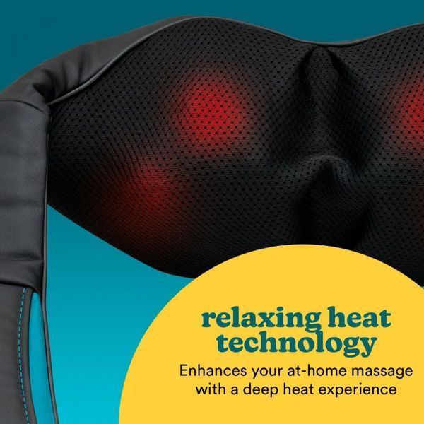 Масажер для шиї та плечей Shiatsu + Heat JamShiatsu фото