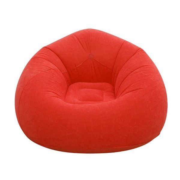 Надувне крісло-пуф Inflatable Sofa / Надувне крісло-мішок 110&times;110&times;85 см Червоний G6820/3 фото