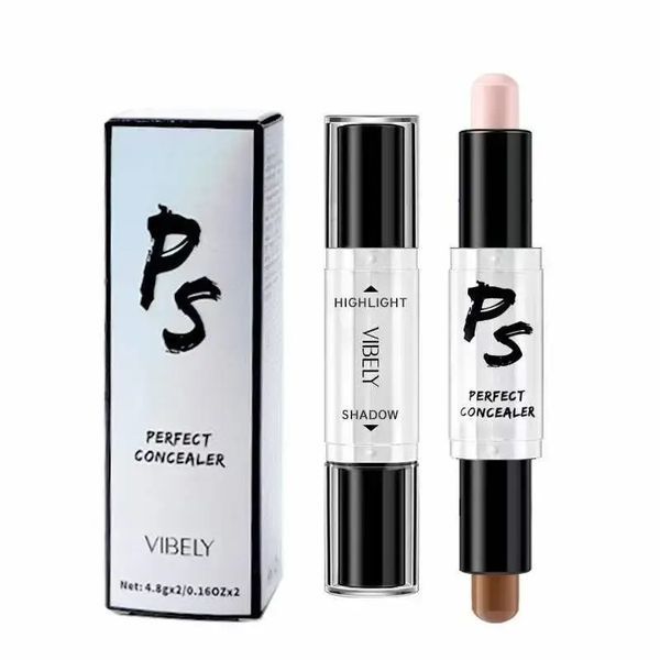 Хайлайтер у стике Vibely Highlight Stick Perfect Concealer 2в1 &ndash; один із найзручніших варіантів для контурування обличчя 77714089 фото