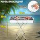 Переносний мангал BARBECUE TRAY 770T MD-008 809 (80*30*78см) 2052504 фото 4