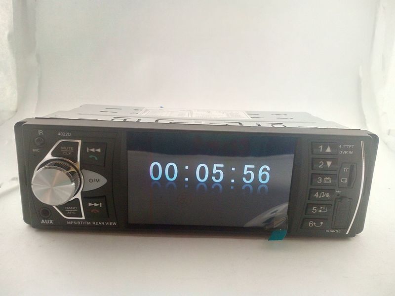 Автомобільна Bluetooth магнітола PI 4023 BT з пультом на кермо та великим екраном 226354352 фото